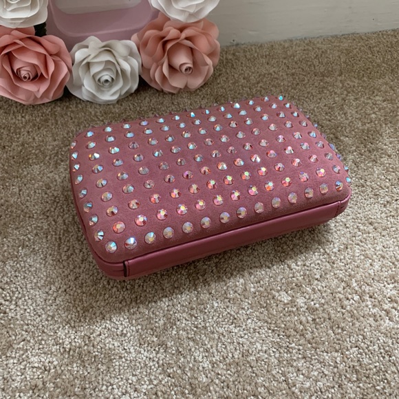 Authentic Rare Gucci Suede Studded Clutch - Picture 2 of 16